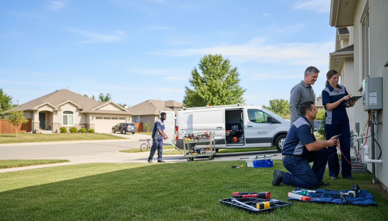 Tankless water heater service in Fabens, TX